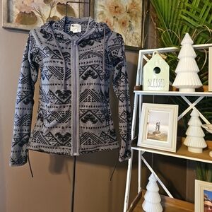 Billabong Black and Gray Women's Utility Jacket